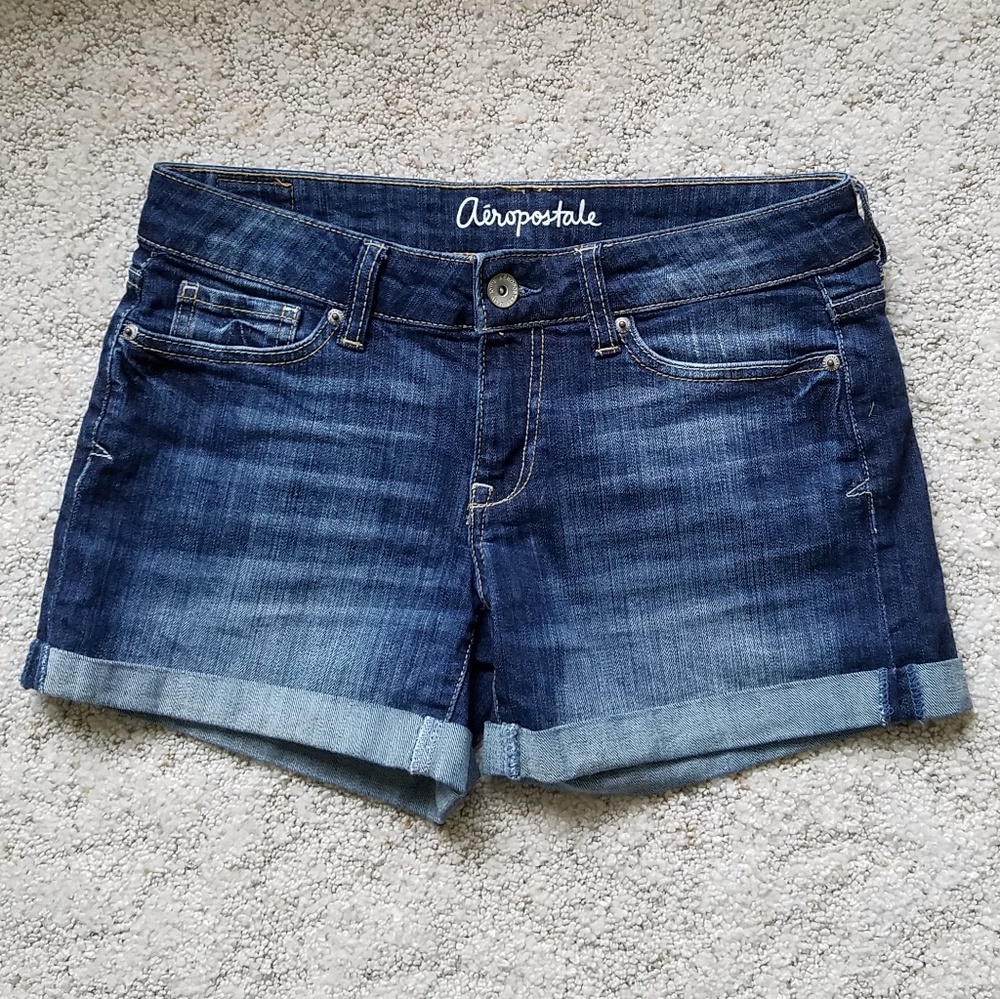 Aeropostale Boyfriend Jean Shorts